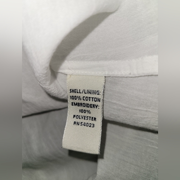 Banana Republic White One Shoulder Ruffle Top, Drawstring Waist, Size XS - Picture 8 of 8